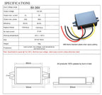 8-36V to 12V 24V 1A-5A Voltage Stabilizer Step-down/up Car Boat Power Supply Buck Boost DC Converter Voltage Regulator 30V 3a