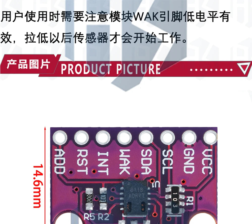 1~3PCS Gas Sensor Carbon Dioxide Detection Sensor Module CCS811 CO2 eCO2 TVOC Air Quality Detecting I2C Output CJMCU-811 EGBO