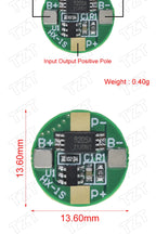 1/5/10PCS 1S 3.7V 2.5A 14500 Lithium Lipo Cell Battery Charger Board Li-ion Battery Charging PCB BMS Protection Module