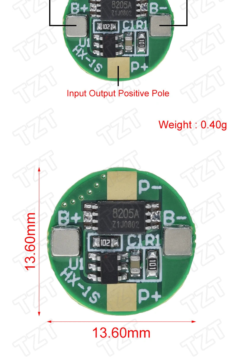 1/5/10PCS 1S 3.7V 2.5A 14500 Lithium Lipo Cell Battery Charger Board Li-ion Battery Charging PCB BMS Protection Module