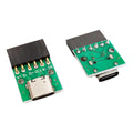 5/10/20Pcs USB 3.1 Type C 16 Pin Test PCB Board Adapter 16P to 6P 2.54mm Connector Socket For Data Line Wire Cable Transfer