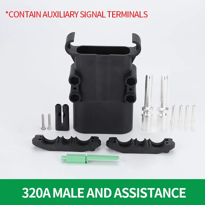 1/5/20Sets REMA Type Forklift Male And Female Plug 80a160a320a High Current Battery Battery Charging Connector