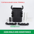 1/5/20Sets REMA Type Forklift Male And Female Plug 80a160a320a High Current Battery Battery Charging Connector