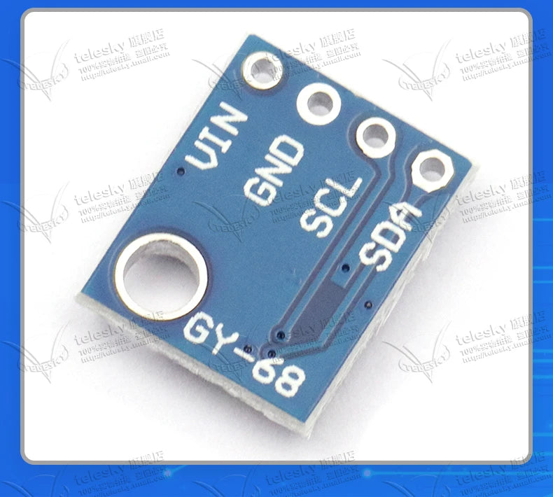 1PCS GY-68 BMP180 High-Precision Digital Pressure and Temperature Sensor Module Compatible with BMP085 for Arduino ESP32