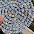 DC5V 12V WS2812B SK6812 Luces Led Ring Smart 5050 RGB BuiIt-in IC 3Pin Individually Addressable Pixel Round Modules Light