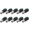 4/10Pcs BNC Male Female Q9 Plug Socket Adapter Connector with Screw Terminal for Audio Video CCTV Surveillance Camera