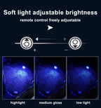 Wireless Adhesive LED Car Interior Ambient Light Remote Control Decor Auto Roof Foot Atmosphere Lamp Bicycle Tail Light