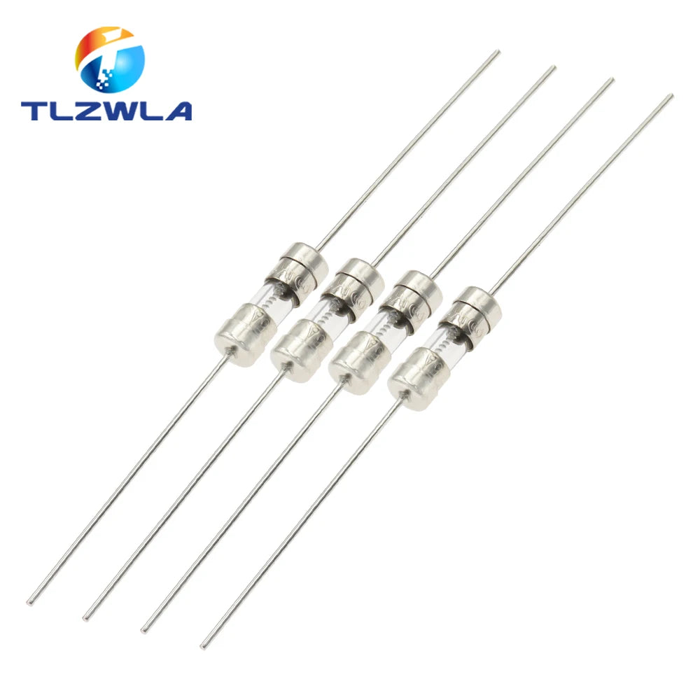 100PCS 3.6*10 Fast-Blow Glass Tube Fuse Fast Break With Pin 3.6X10MM 0.5A 1A 1.5A 2A 3A 3.15A 4A 5A 6.3A 8A 10A AMP 250V