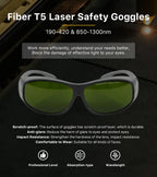 Cloudray 1064nm OD6+ Laser Safety Goggles Protective Glasses Shield Protection Eyewear For YAG DPSS Fiber Laser