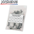 100Pcs Transistor Assorted KIT TO-92 2N2222 2N2907 2N3904 2N3906 S8050 S8550 A1015 C1815 BC337 BC327 10Value NPN PNP Transistor