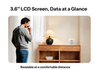 SONOFF SNZB-02DR2 AirGuard TH 3.6'' LCD Zigbee Temperature Humidity Sensor App Monitoring Work With Apple Home Via Matter Bridge