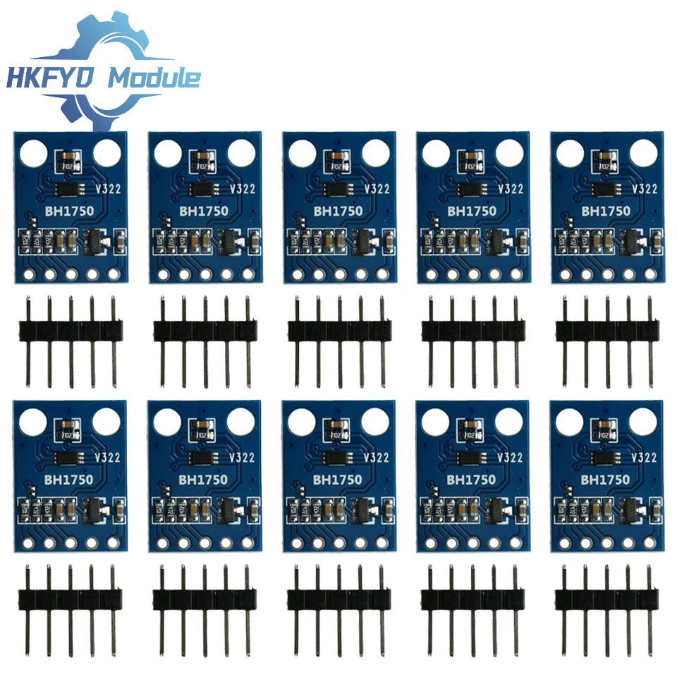 1-10PCS GY-302 BH1750 BH1750FVI Light Intensity Illumination Module for Arduino DC 3V-5V GY302 Sensor Module