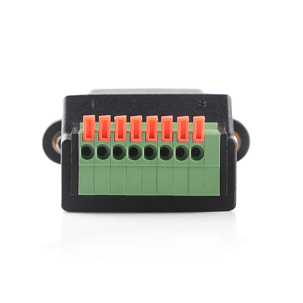RJ45 Female Panel Mount  Connector  Adapter Toolless Free Tool Reusable Termination Plugs Ethernet Field Modular PLug