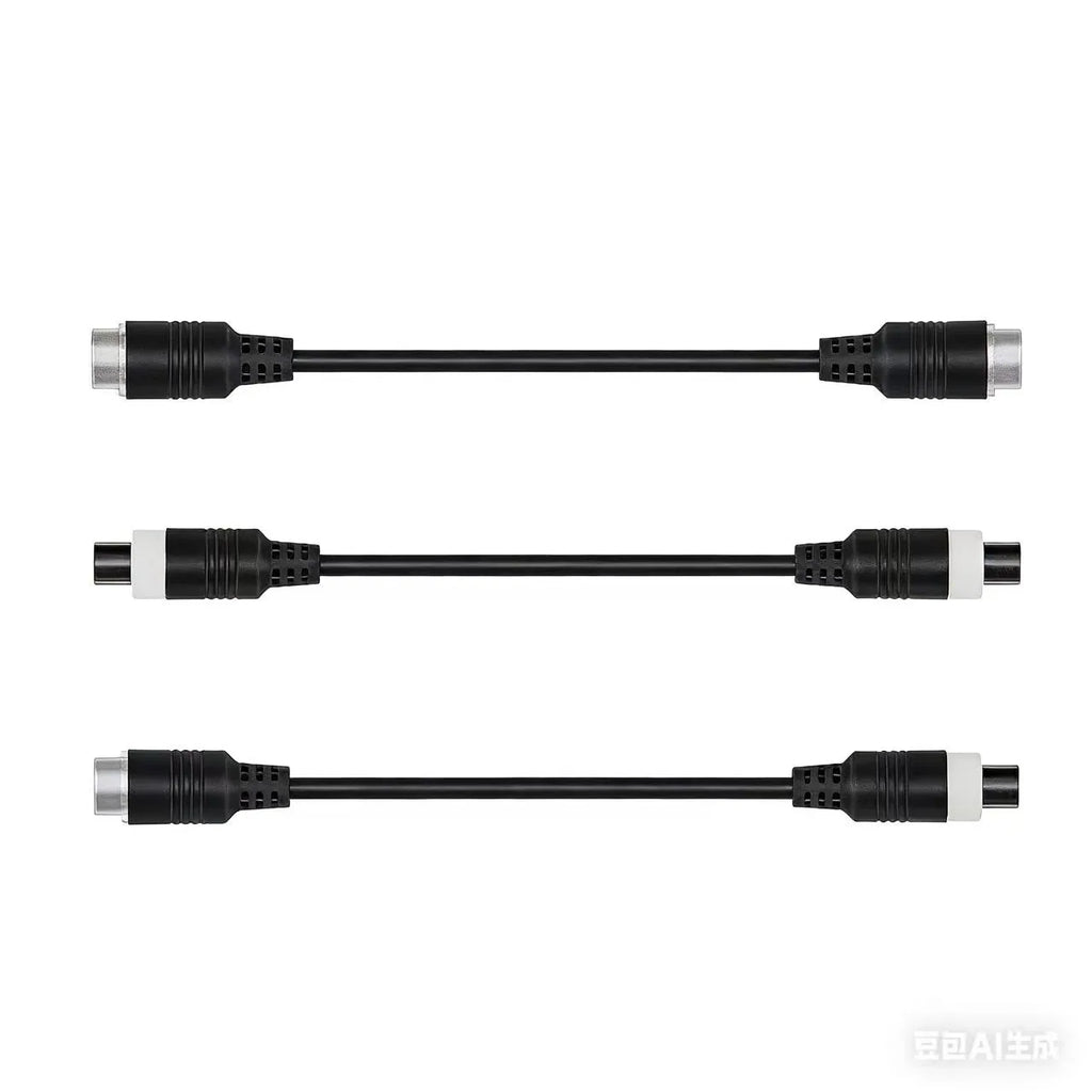 1Pcs M12 4Pin Aviation Connector Extension Cable 20CM Male to Male/Female GX12 Adapter for CCTV Camera Security DVR