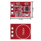 1/5/10PCS TTP223 TTP224 Touch Key Switch Module TTP226 TTP229 Touching Button Capacitive Switches Single Channel Reconstruction