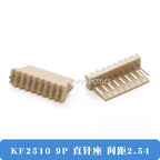50/100PCS KF2510 connector straight pin socket bent pin socket 2.54MM 2A 3AW 4 5 6 8 10 12P