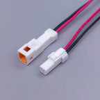 2P  0.6 MM  50CM  Waterproof Wire Connector Plug Male And Female Socket With Cable JST JWPF Electrical Connectors