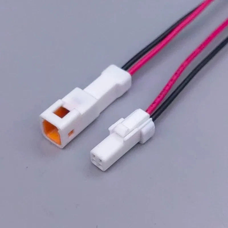 2P  0.6 MM  50CM  Waterproof Wire Connector Plug Male And Female Socket With Cable JST JWPF Electrical Connectors