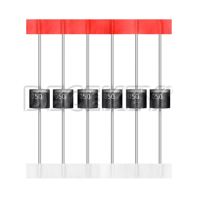6PCS 30SQ050 Schottky Diode 30A 50V Axial for Solar Panel Parallel Reflow Protection