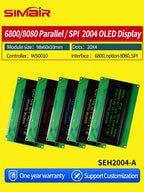 WINSTAR 2004 Character OLED Display WS0010 LCD Module 20x4 Serial Port SPI Black 5V