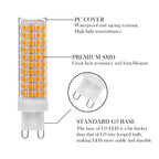10pcs G9 LED Lamp AC100V-265V 10W No Flicker 76LEDS SMD2835 Ceramics Chandeliers Light Lighting For Living Room Led Bulb