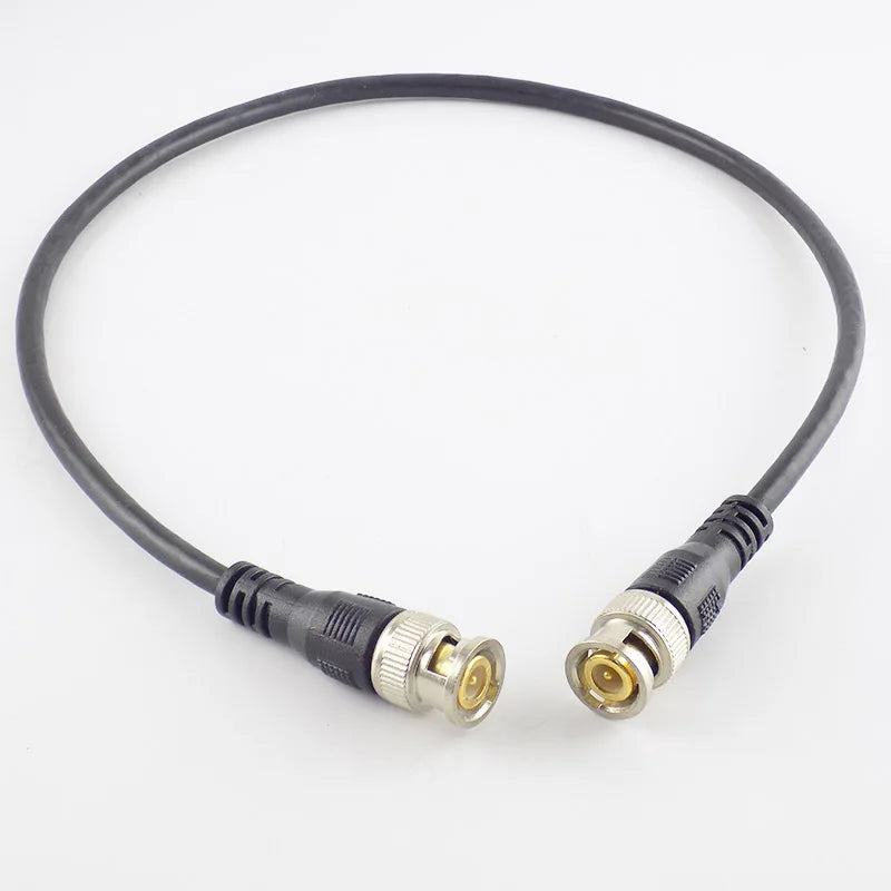 0.5M/1M/2M/3M BNC Male To Male Adapter Cable For CCTV Camera BNC Connector  GR59 75ohm Cable Camera BNC Accessories