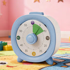 60 Minutes Visual Timer Ultra Silent Visualization Countdown Alarm Clock Self-discipline Round/Square Kitchen Timer