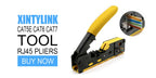 Xintylink RJ45 Connector CAT6 50U/6U Ethernet Cable RG45 Plug CAT5E UTP 8P8C RJ45 CAT6 Network Modular LAN Jack CAT5 Keystone