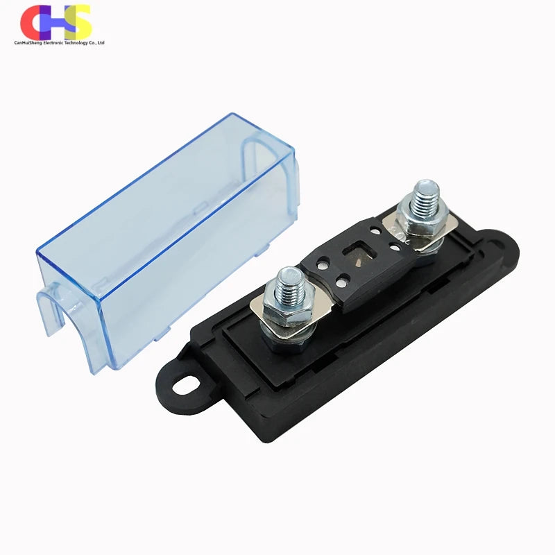 1PCS 32V ANM MEGA Bolt-On Auto Fuse Holder With 30A 40A 60A 80A 100A 125A 200A 250A 300A 400A 500A Blade Fuse，For Car/Truck
