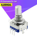 5PCS Half / Plum axis rotary encoder, handle length 15mm / 20mm code switch/ EC11/ digital potentiometer with switch 5Pin 3Pin