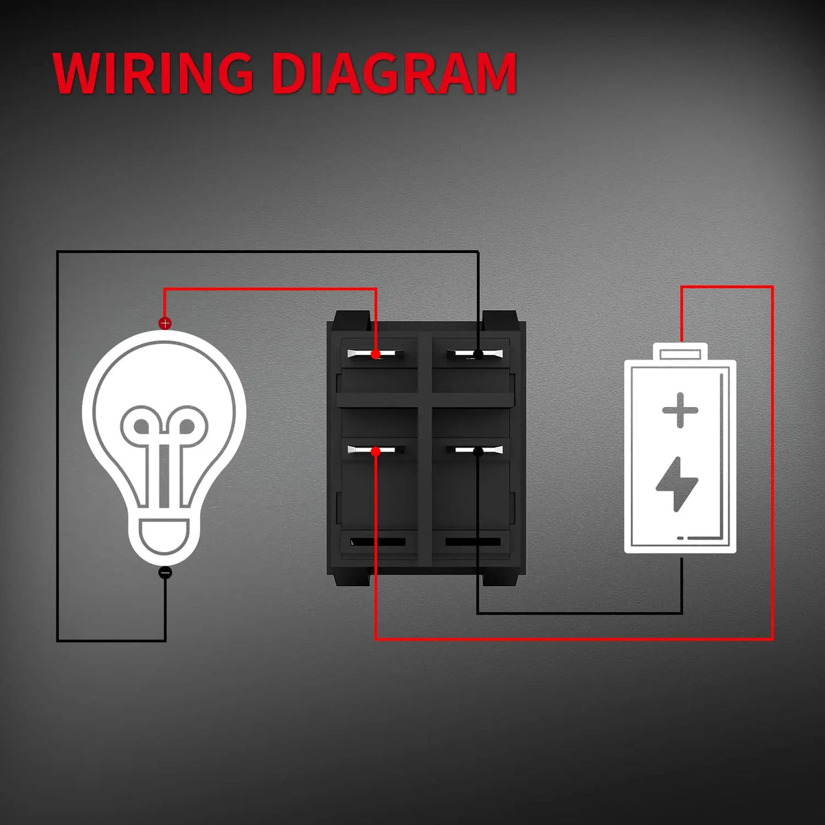 3PCS KCD4 Rocker Switch 4Pin 2 Position DPST On Off Black Mini Boat Rocker Switch 20A 125VAC 16A 250VAC Square Toggle Switches