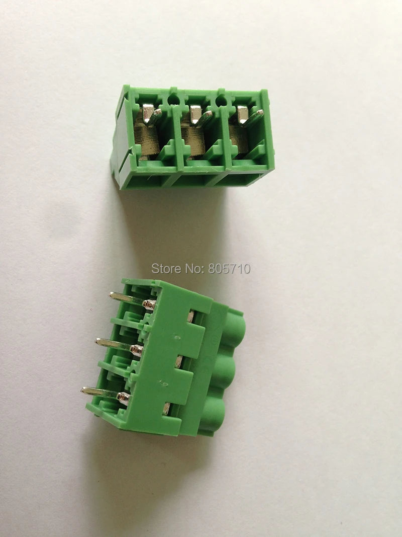 10pcs 2P 3P 300V/30A 22-10AWG 6.35/7.62/9.5mm 7620-7.62 635-6.35 950-9.5mm Pitch Spliceable CE UL PCB Screw Wire Terminal Block