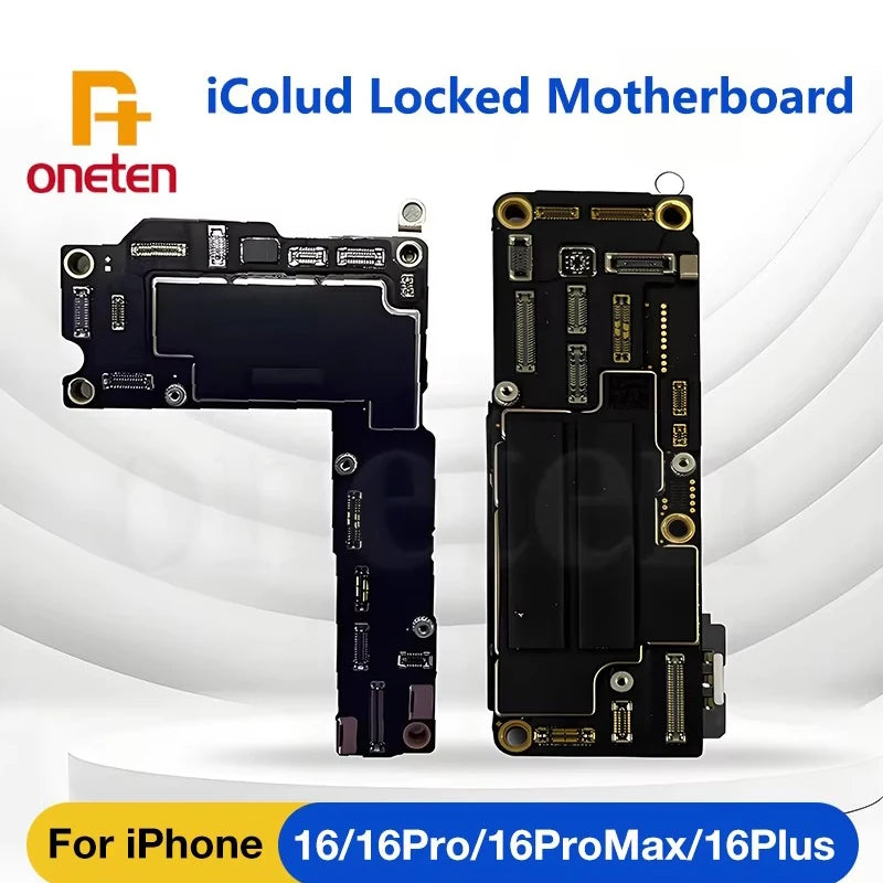 Power on Logic Board LCD Testing Repair Skill Practice Mainboard ICloud Locked ID Motherboard for IPhone 16 16Plus 16 Pro Max