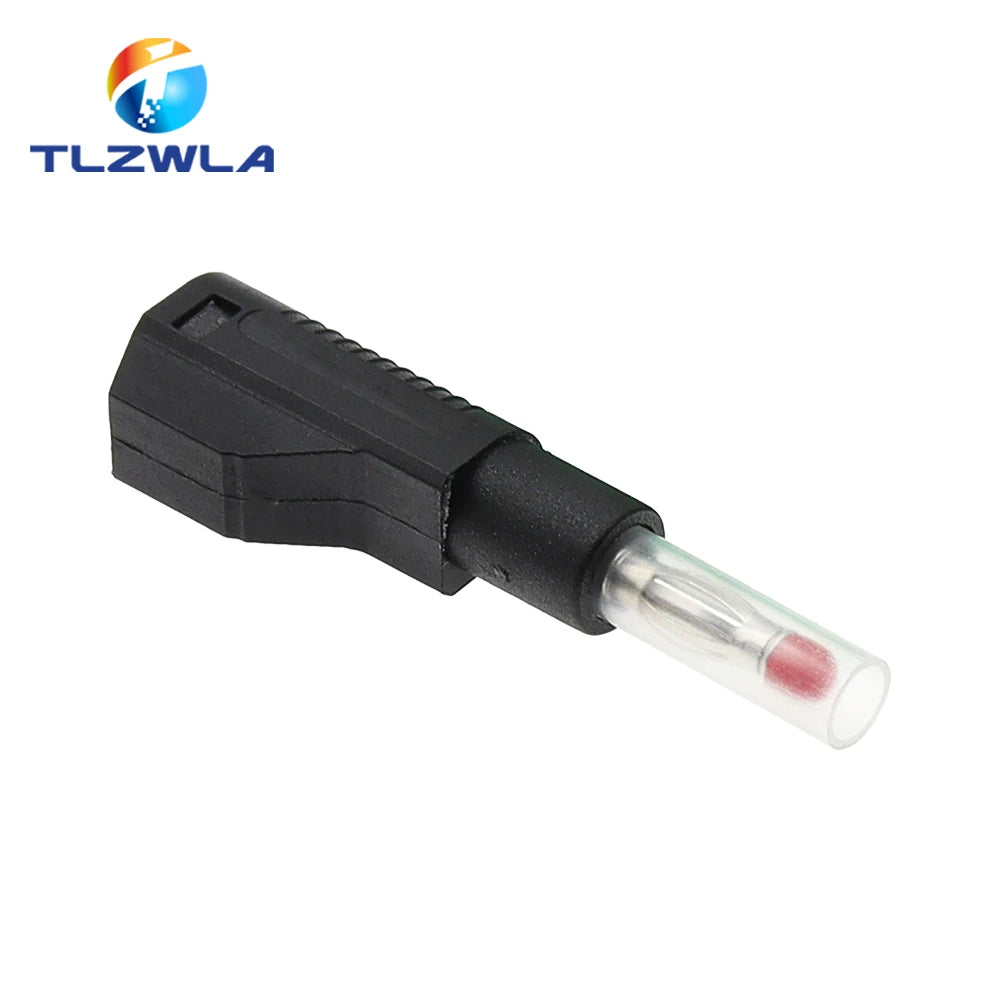5PCS 4MM Banana Plug Safety Retractable Sheath Stackable Wire Solder Connector DIY Electrical Tools