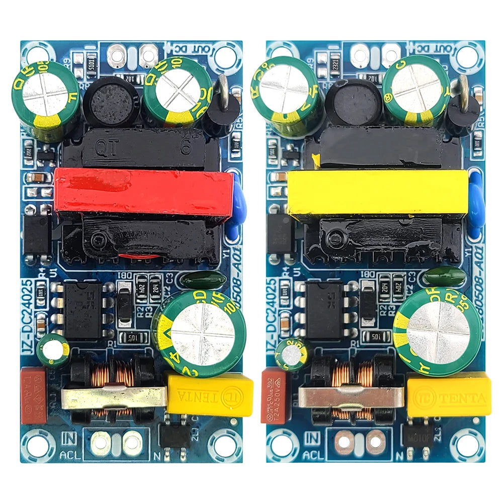 AC-DC 12V2A 24V1A Switching Power Supply Module 50Hz-60HX AC100-265V Input High Efficiency Isolated Power 24W DC 12V 2A