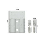 1PC For Anderson Style Plug Connectors 50 A 600V 12-24V DC Power Tool Motorcycle Socket Adapter Motorcycle Accessories