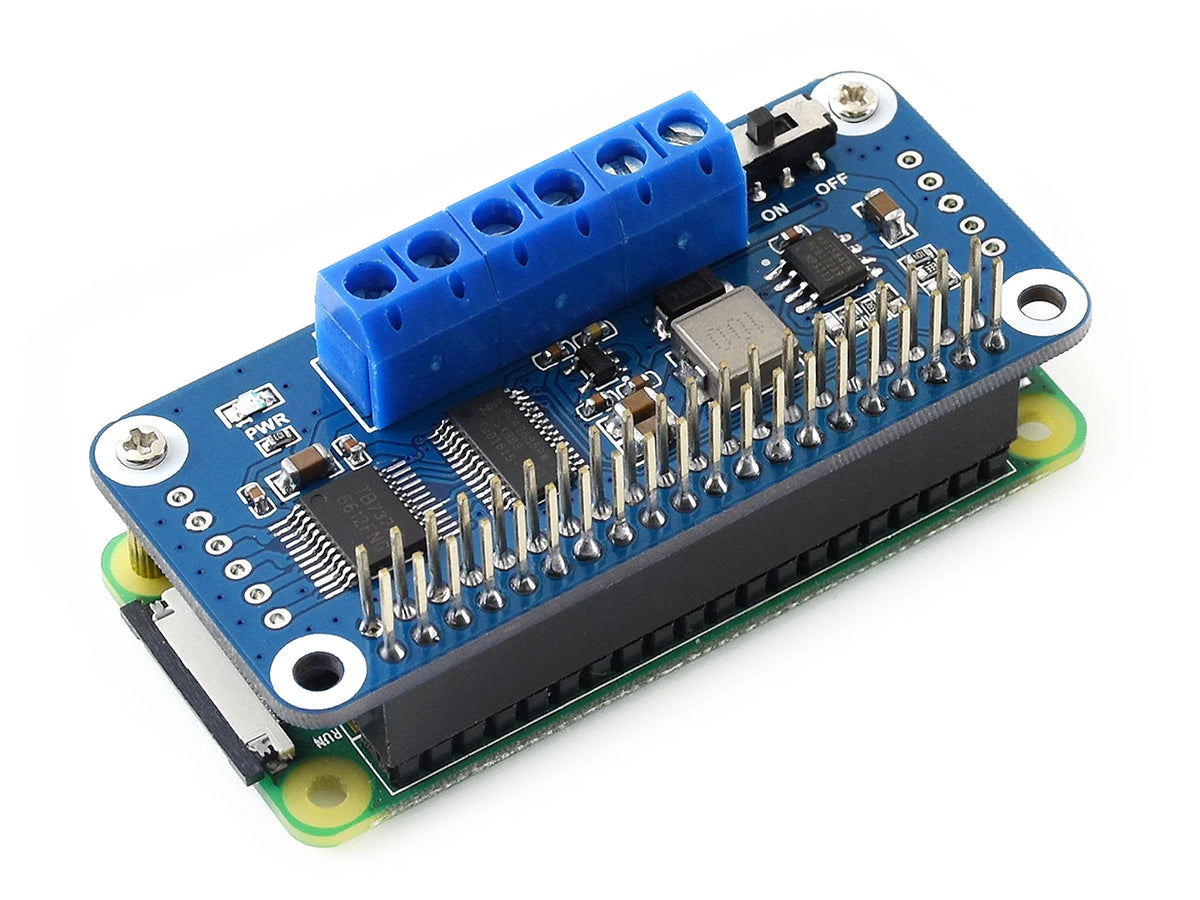 Waveshare I2C Interface Motor Driver HAT for Raspberry Pi Onboard PCA9685 Chip TB6612FNG Dual H-bridge