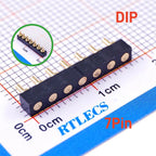 5 20Pcs Target Contact PAD Connector DIP 2.54 MM Grid 2 3 4 5 6 7 8 10 Position SMD Pogo Pin Header Strip Battery Power Charge