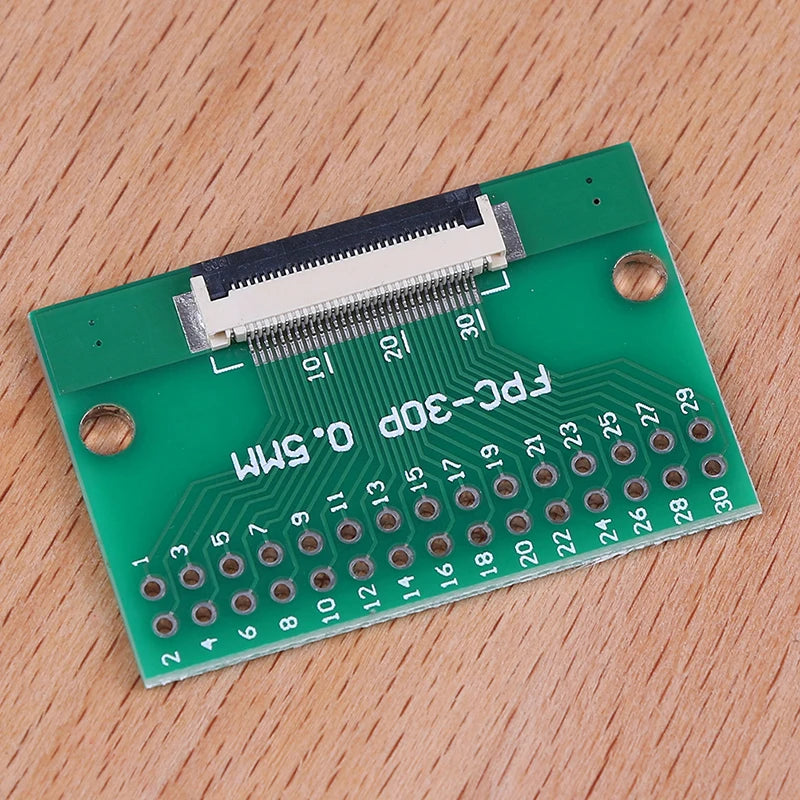 1Pcs 30 Pin 0.5mm FFC FPC to 30P 2.54mm DIP PCB Adapter Converter Board