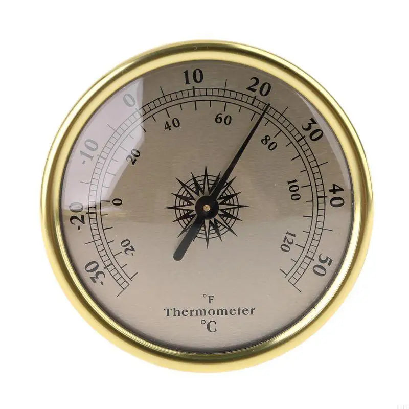 E1PC 3 in 1 Thermometer Hygrometer Barometer Wall Mount Embedded 72mm Lightweight