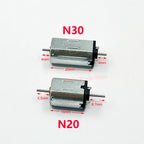 Micro N30 N20 Dual Shaft Motor DC 6V-12V High Speed Double Axis Engine DIY Toy Car Rail Train Model
