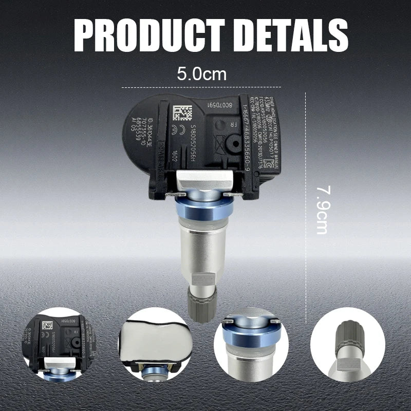1/4PCS Tire Pressure Monitoring Sensor TPMS 36106881890 For BMW 1/3/4 Series F20 F21 F52 F32 F33 F36 Compatible With 36106856209
