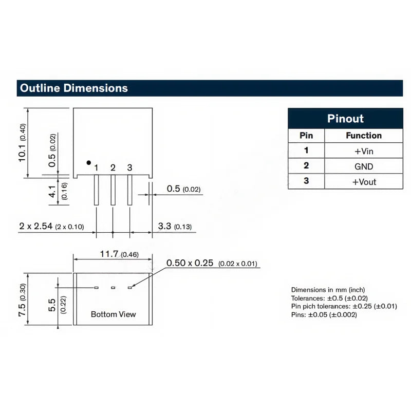 1-5pcs 100% Original TSR 1-2450 TSR1-2450 SIP3 Non-Isolated Power Module DC/DC Converter Converter 6.5-36Vin 5Vout 1A/SMT