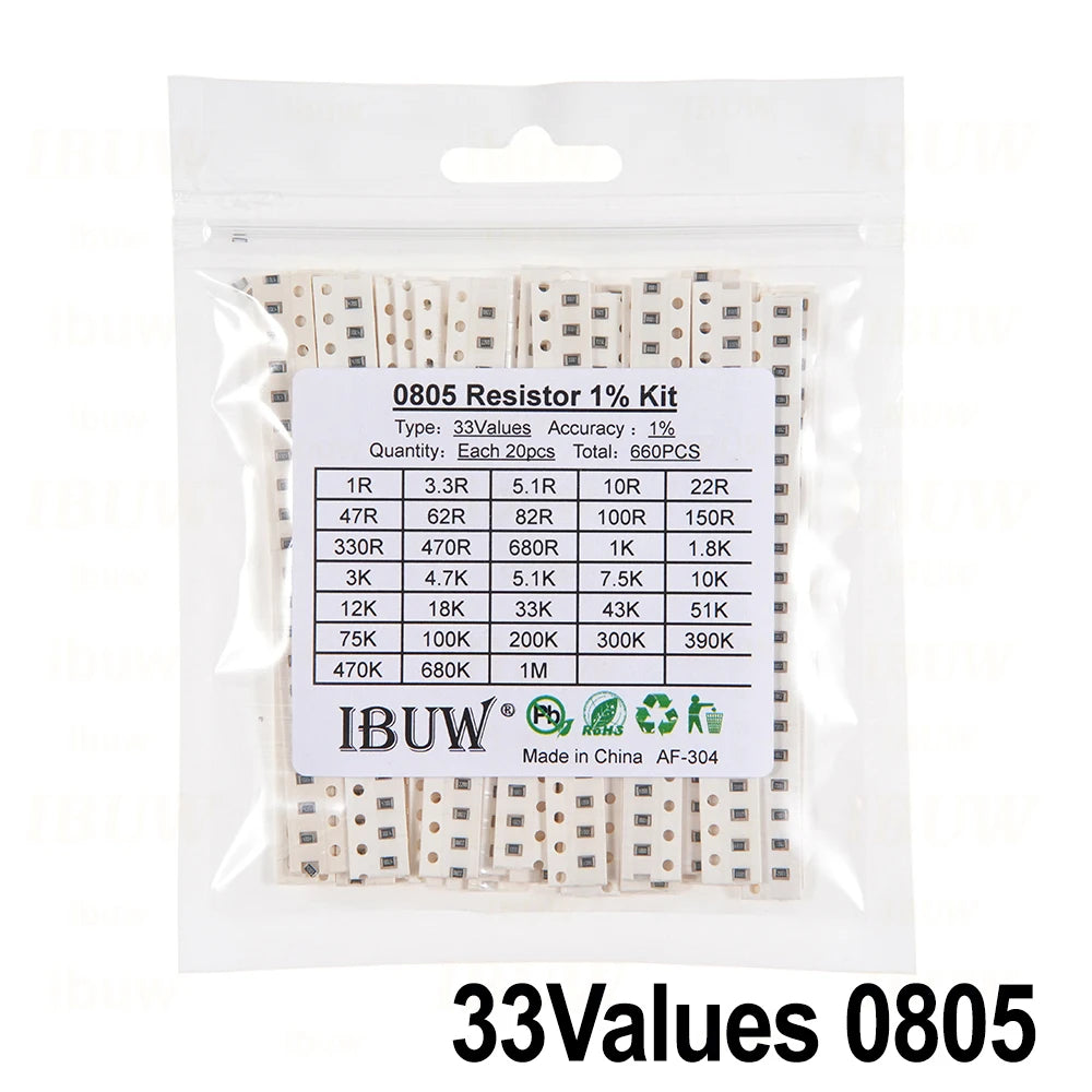 660pcs 200pcs 720pcs 4000pcs 0402 0603 0805 1206 1210 2512 smd resistor kit igmopnrq assorted kit 10k 100k 1k 1r 100r 220r 1% 5%