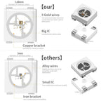 DC5V WS2812B Individually Addressable 5050 RGB Led Strip WS2812 Smart Pixels Led Light Black White PCB Waterproof IP30/65/67