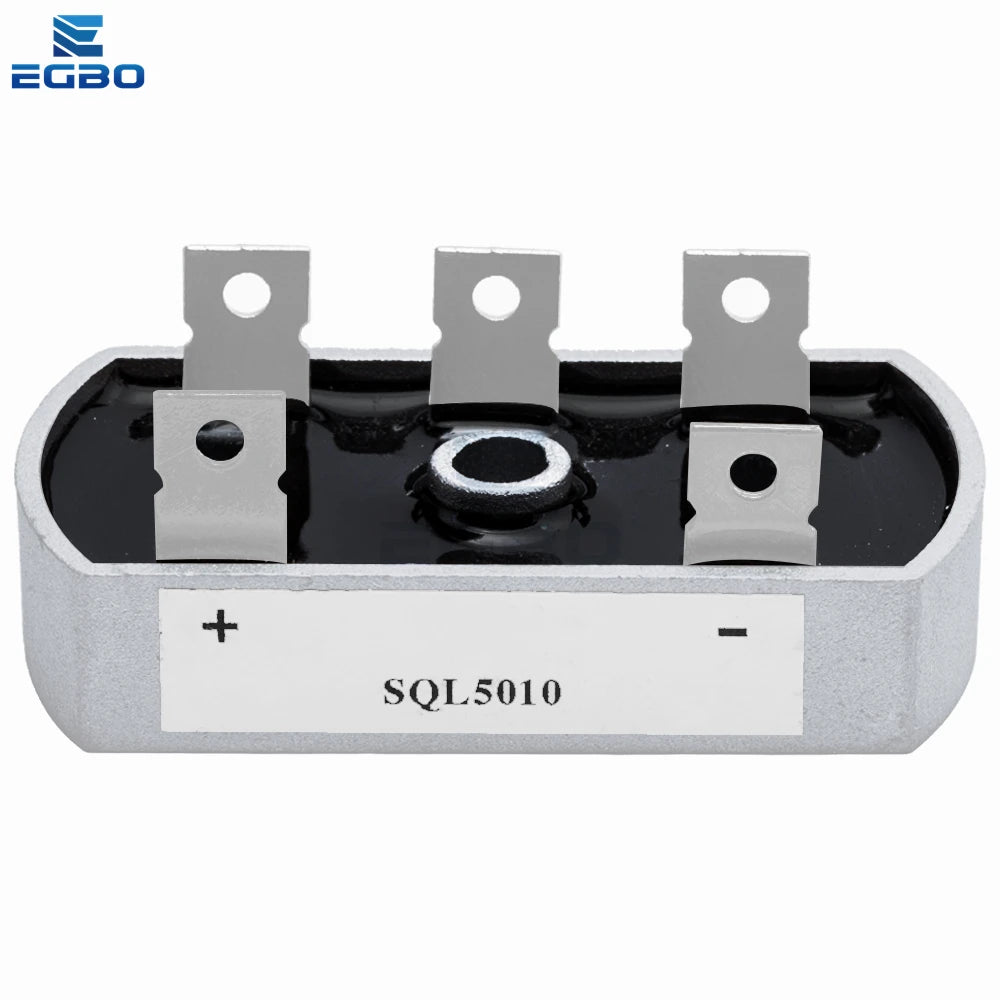1~10PCS 50A 1200V SQL5010 Aluminum Metal Case 3 Phase Diode Bridge Rectifier 50Amp SQL50A Module