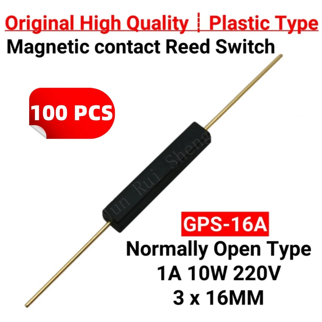 100PCS Plastic Magnetic Contact Reed Switch GPS-16A/16B/14A/14B/11B/11A SMD Normally Open Normally Closed NO NC Induction Sensor