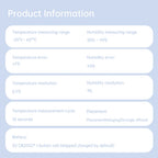 Mini Indoor Thermometer LCD Digital Temperature Meter Humidity Meter Sensor Weather Station -20~60℃ Desktop Digital Gauge