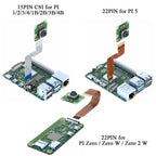 IMX708 Camera Module for Raspberry Pi 5 4 4B 3B+ ZERO 2 W HD 12MP Auto Focus 75 120 Degree Night Vision NO IR 22PIN CSI 15PIN