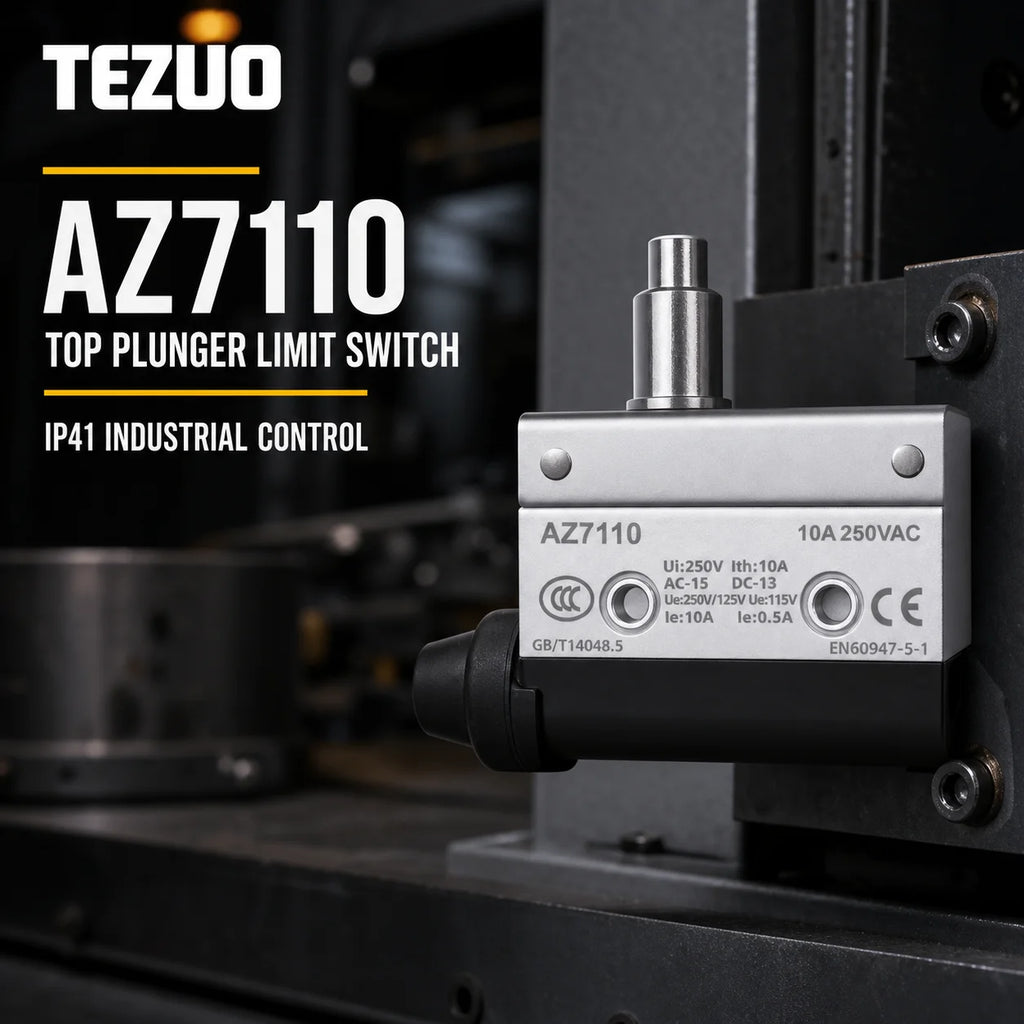 TEZUO AZ7110 IP41 Limit Switch Micro Travel Switch for Industrial Automation